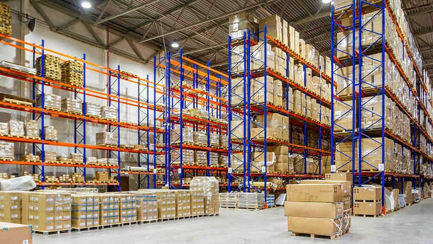 Examples of fixed and non-fixed warehouse storage locations.